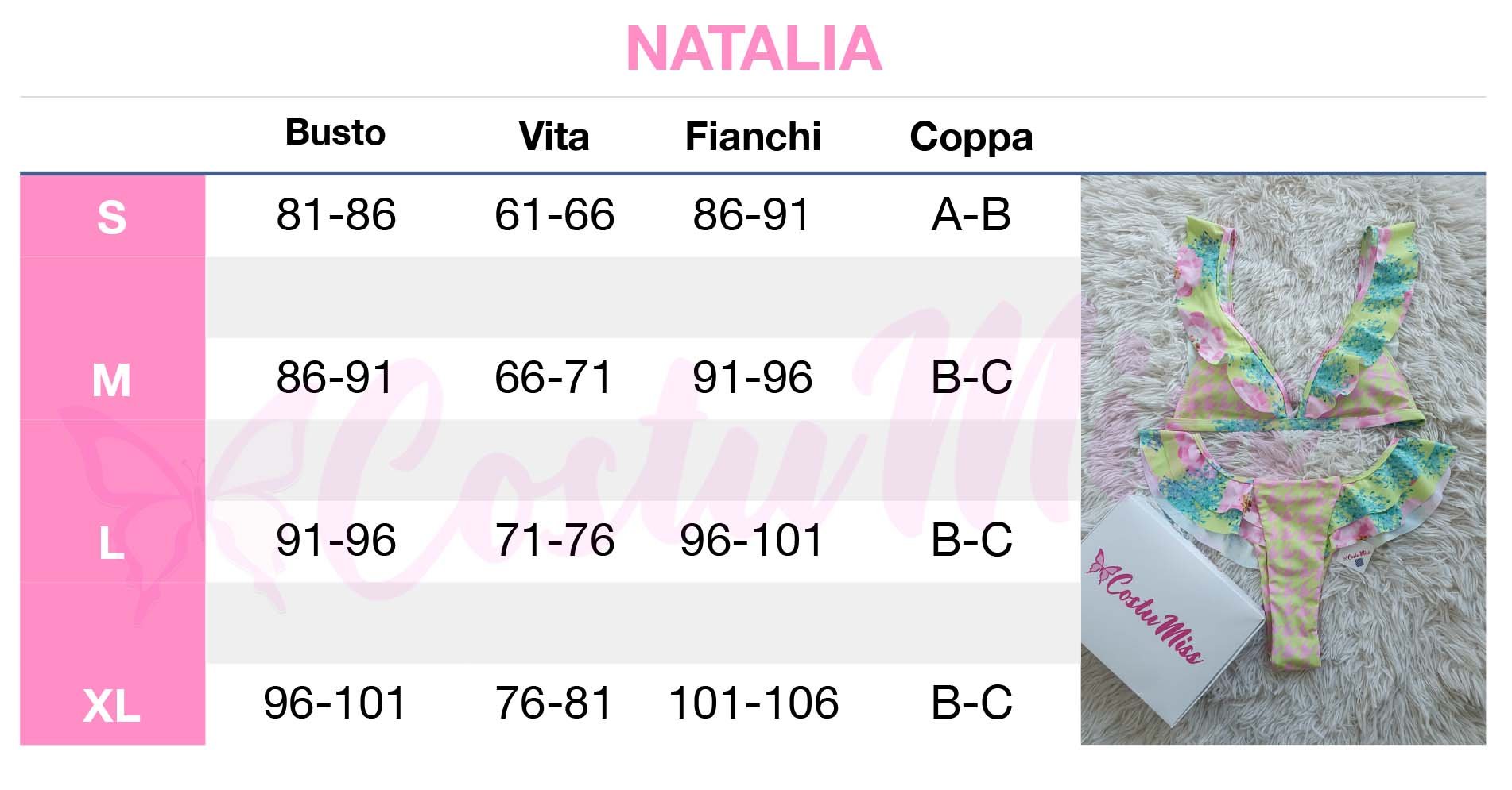 Natalia rosa - Costumiss
