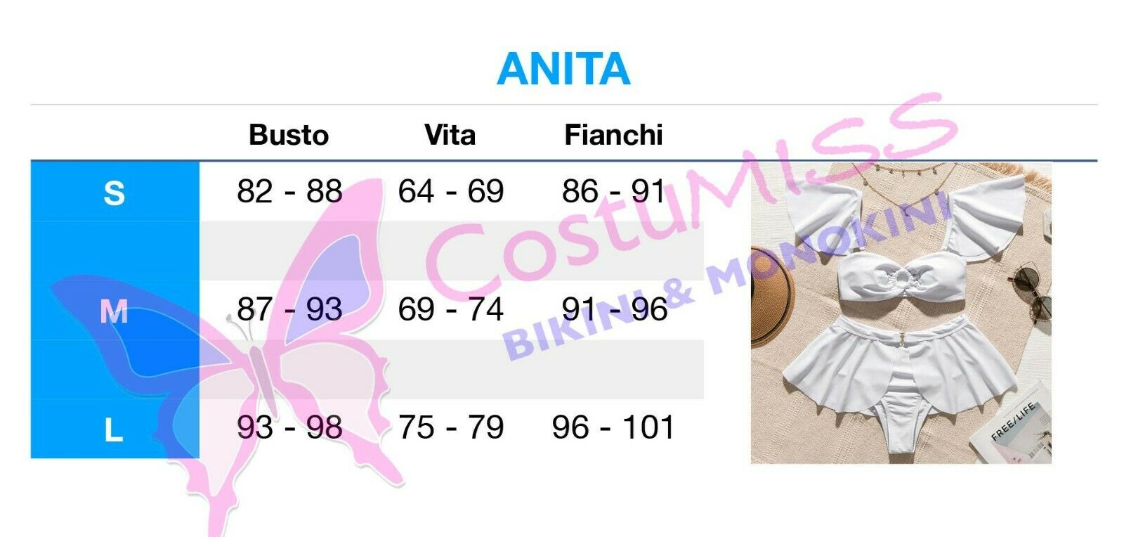 Anita bianco - Costumiss